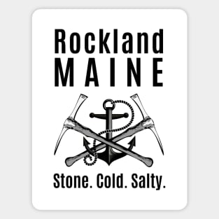 Rockland Maine Stone Cold Salty Magnet